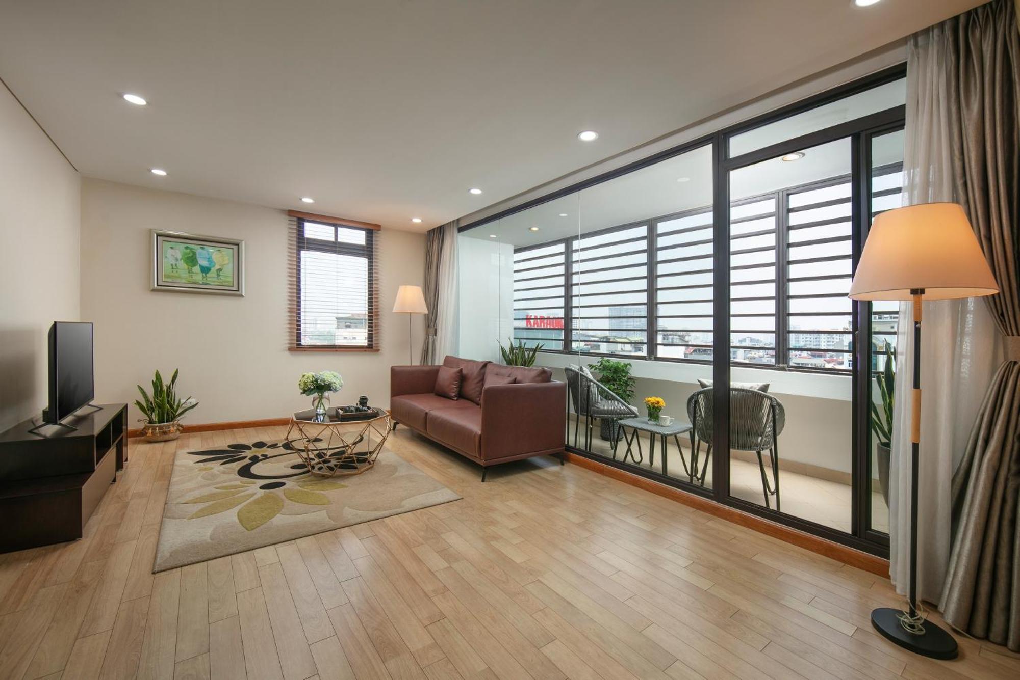 Hb Serviced Apartment - 121B Quan Hoa Hanoi Exterior photo