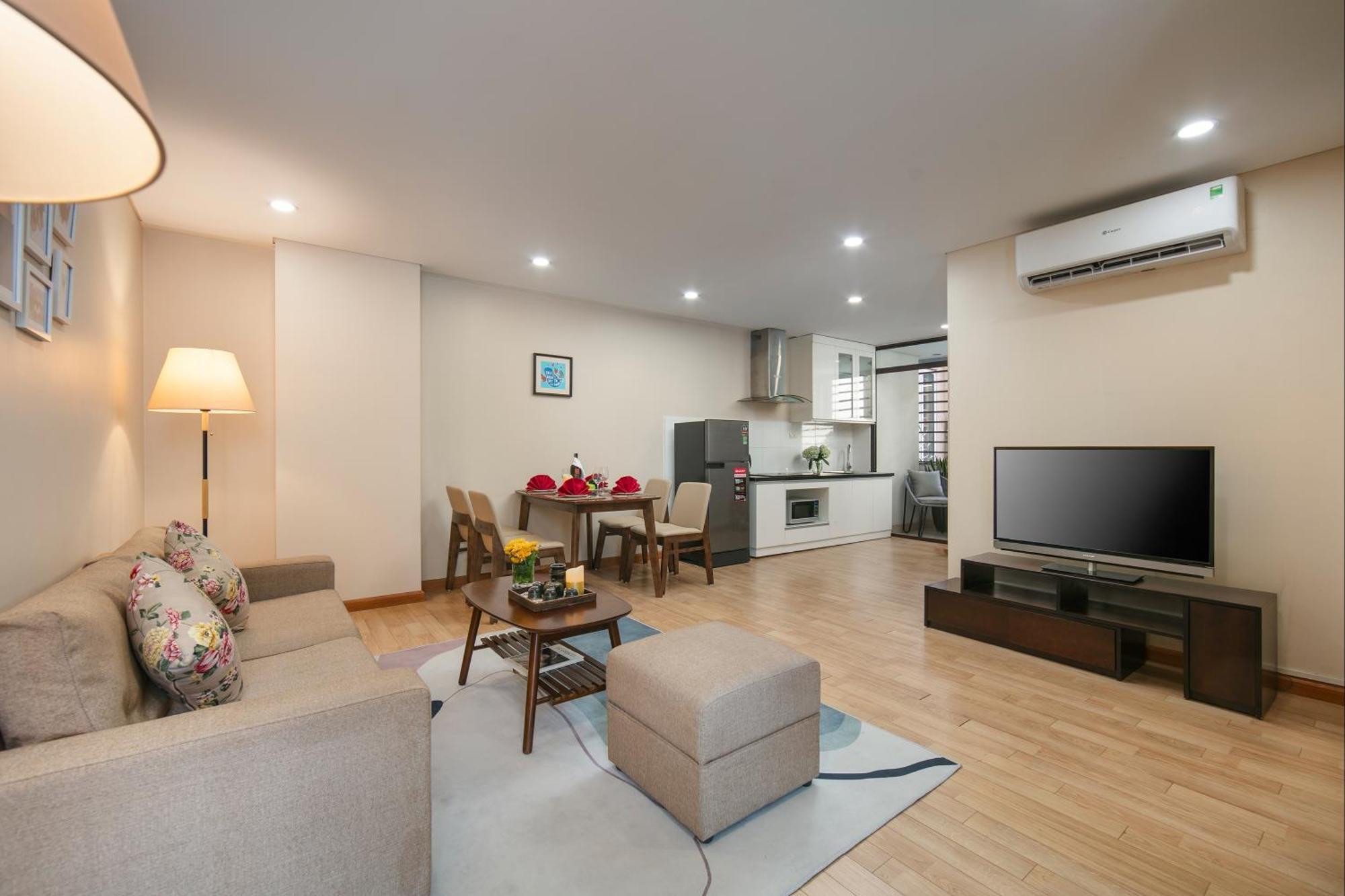 Hb Serviced Apartment - 121B Quan Hoa Hanoi Exterior photo
