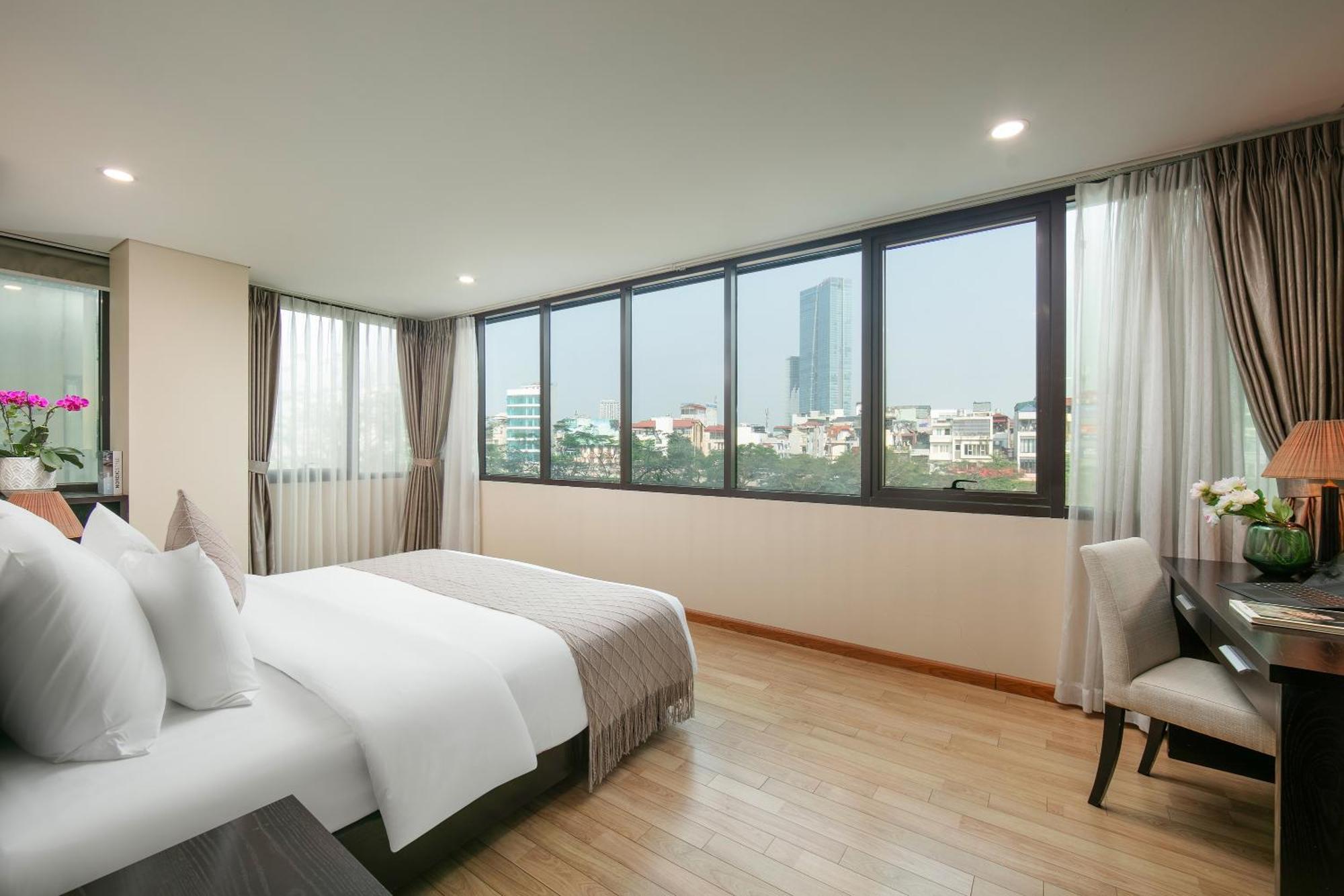Hb Serviced Apartment - 121B Quan Hoa Hanoi Exterior photo